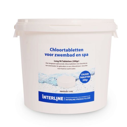 Interline Chloortabletten - Long90 200gram/5kg