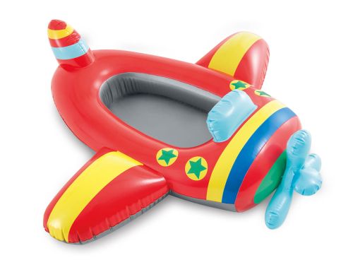 Intex zwembad kinderbootje Vliegtuig-Rood