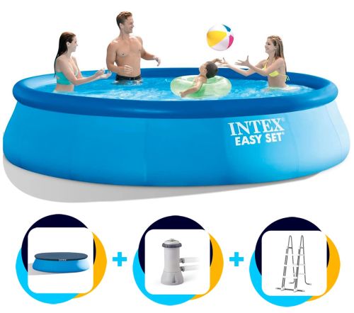 Intex zwembad 457 x 107 | Easy Set met filterpomp