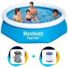 Bestway zwembad 305 x 76 cm Fast Set | Met filterpomp