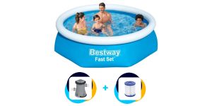 Bestway zwembad 305 x 76 cm Fast Set | Met filterpomp