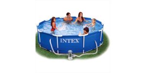 Intex Metal Frame zwembad 305 x 76 met filterpomp